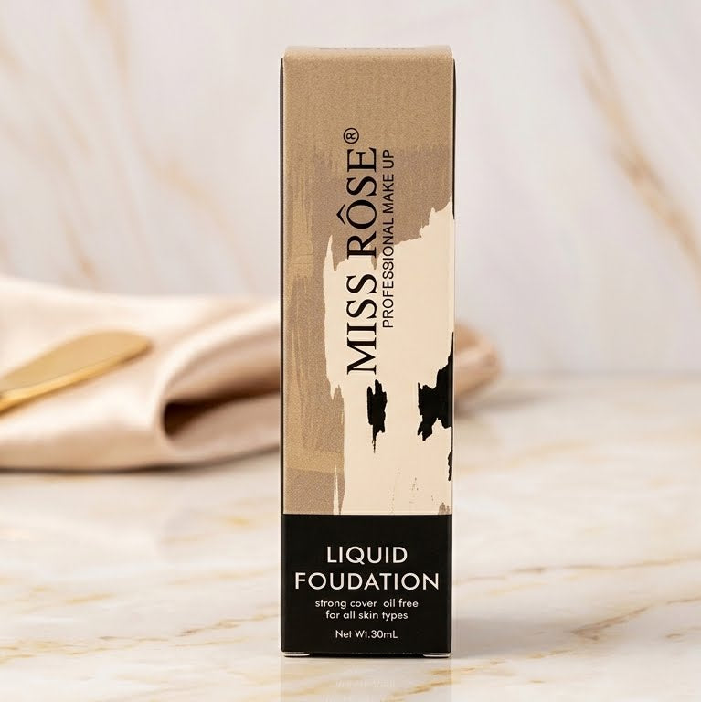 Miss Rose Moisturizing Flawless Liquid Foundation – 30ml (Sand)