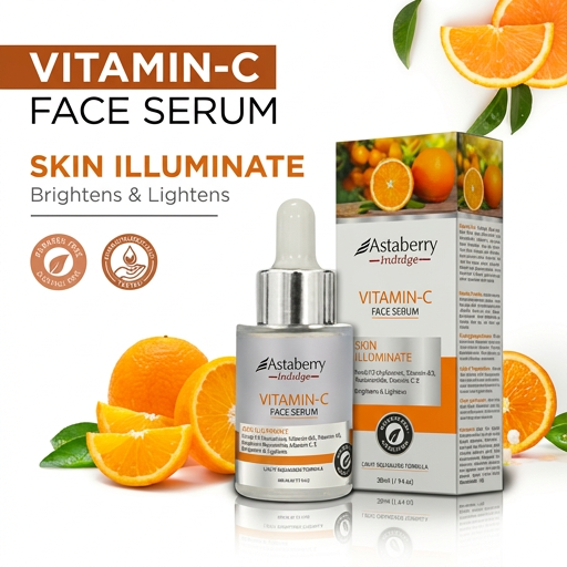 Astaberry Indulge Vitamin-C Face Serum – Skin Illuminate (30 ml)